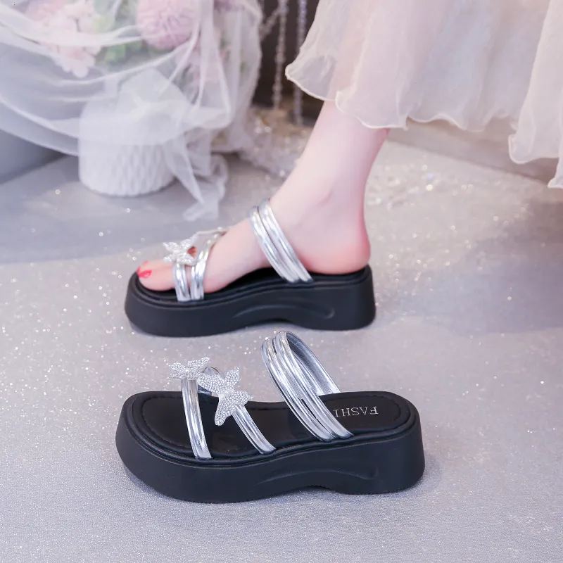 WUJI Rubber Sole Slip Resistant Abrasion Resistant Slide Slippers Women's-11