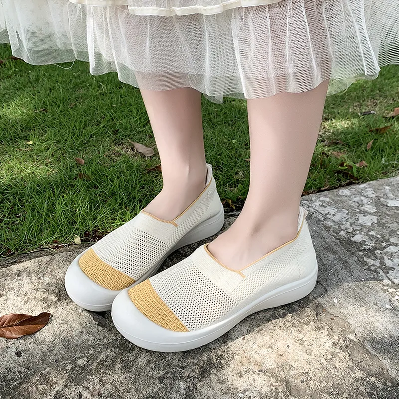 WUJI Breathable, Slip Resistant, And Abrasion Resistant Low Top Casual Shoes Women's-6