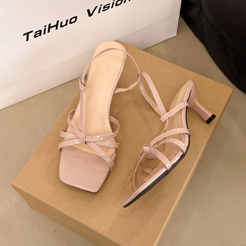 WUJI Slim Heel High Heels 7CM Women's-18