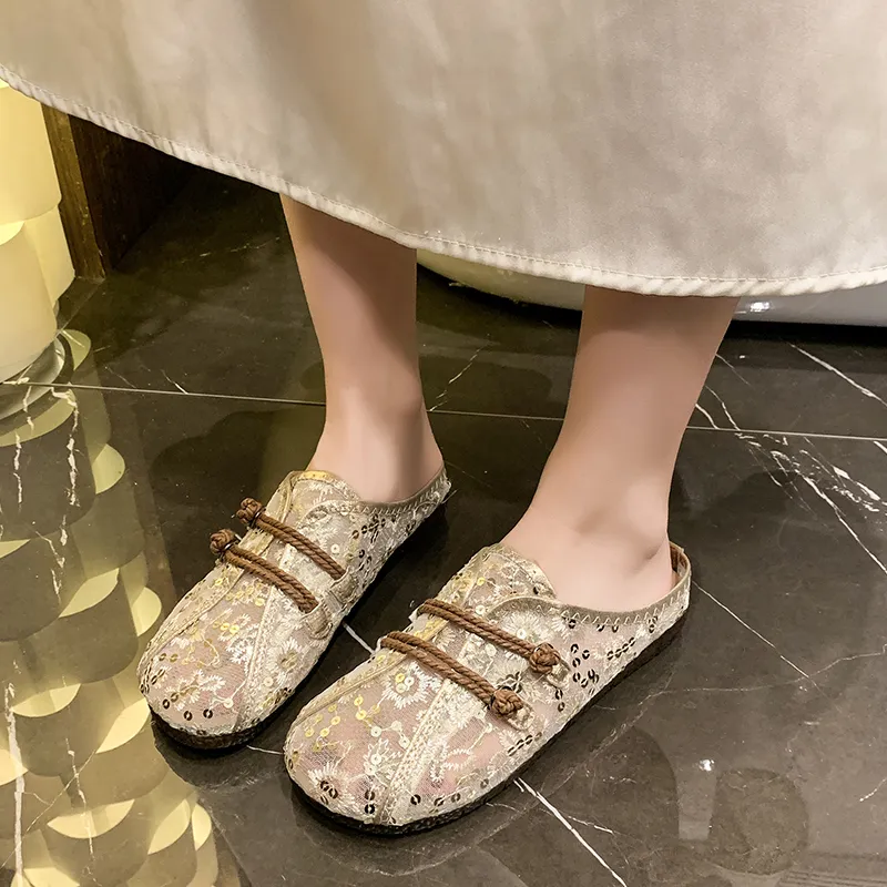 WUJI Slip Resistant Odor Resistant Closed Toe Slippers Women's-2