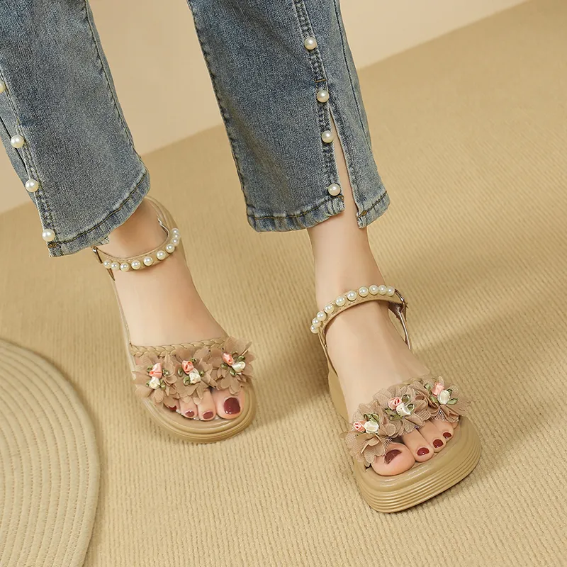 WUJI One Strap Sandals Women's-9