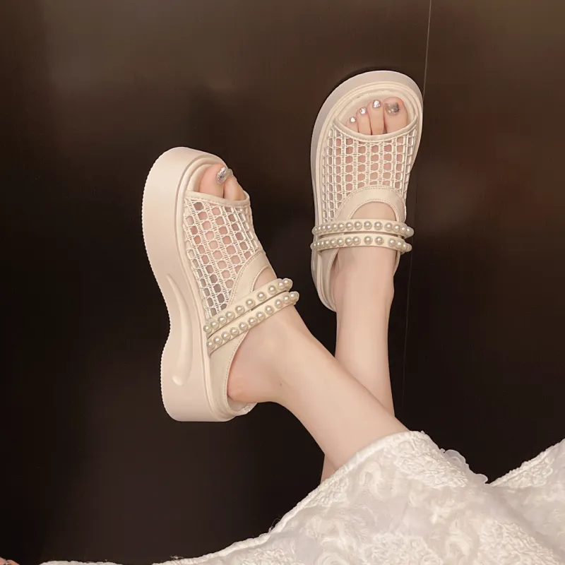 WUJI Rubber Sole Slip Resistant Abrasion Resistant Slide Slippers Women's-3