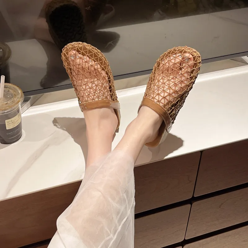 WUJI Slip Resistant Abrasion Resistant Closed Toe Slippers Women's-19