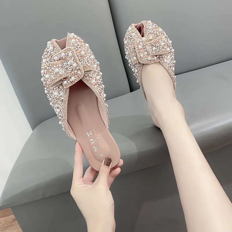 WUJI Slip Resistant Abrasion Resistant Closed Toe Slippers Women's-12