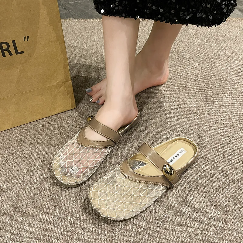 WUJI Odor Resistant Slip Resistant Closed Toe Slippers Women's-11