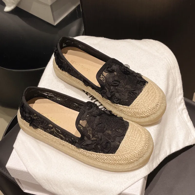 WUJI Espadrilles Women's Beige/Black-9
