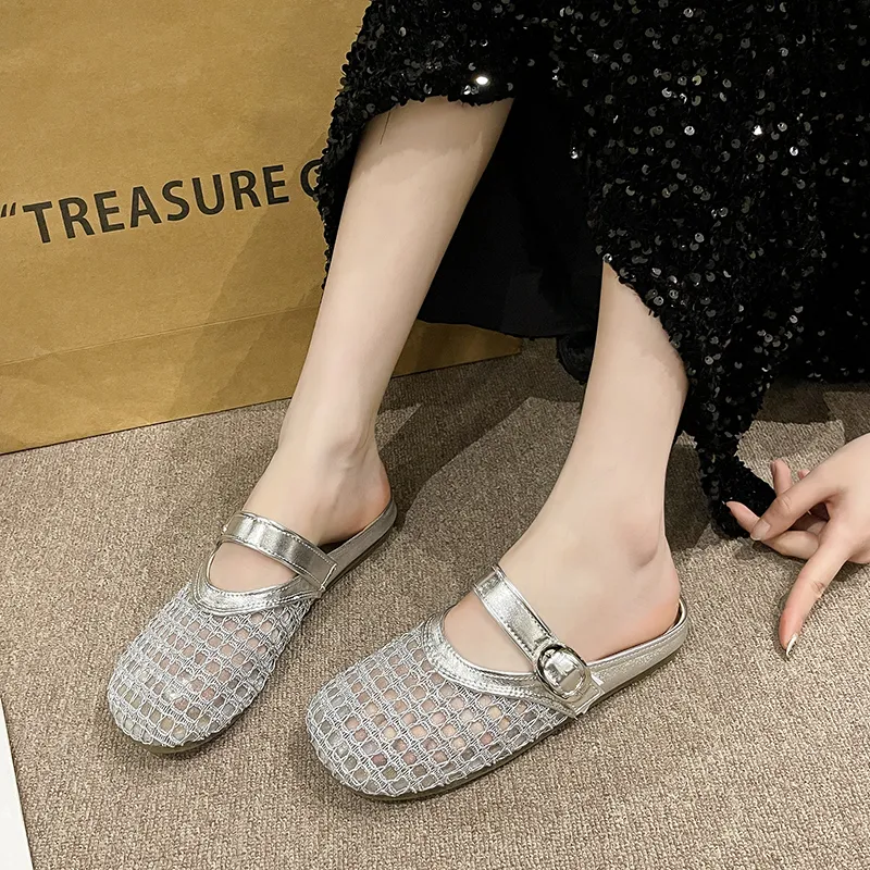 WUJI Slip Resistant Abrasion Resistant Closed Toe Slippers Women's-3