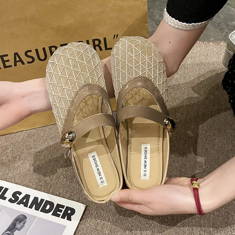 WUJI Odor Resistant Slip Resistant Closed Toe Slippers Women's-12