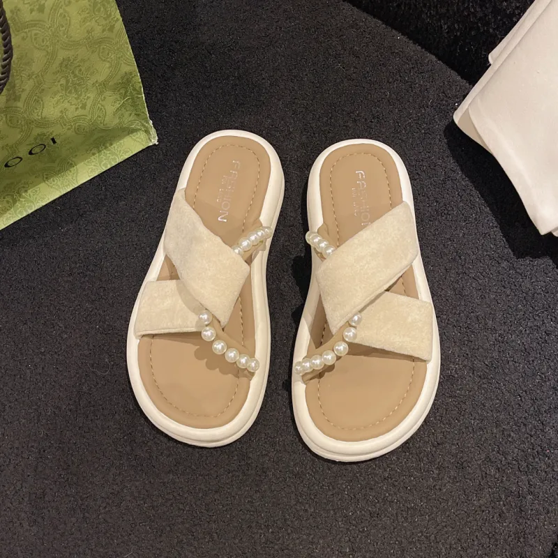 WUJI Slip Resistant Odor Resistant Slide Slippers Women's-8