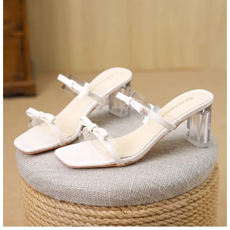 WUJI Rubber Sole Abrasion Resistant Slip Resistant Slide Slippers Women's-4