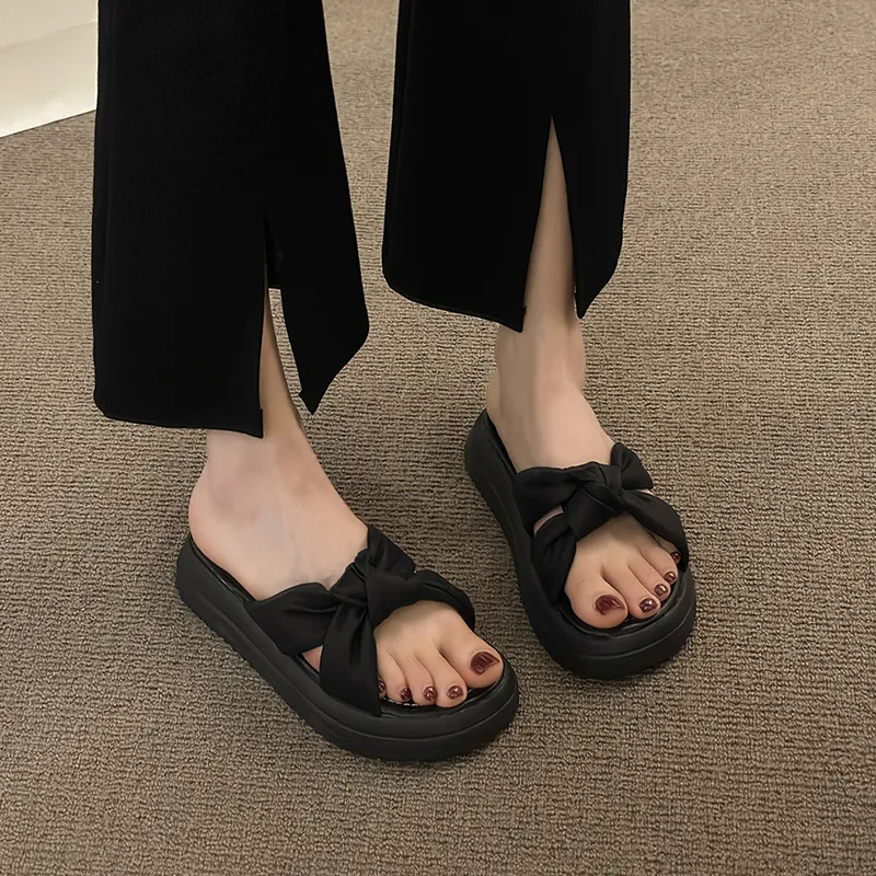 WUJI Slip Resistant Quiet Slide Slippers Women's-6