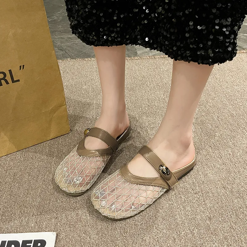WUJI Odor Resistant Slip Resistant Closed Toe Slippers Women's-13