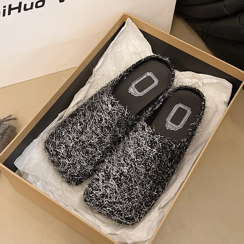 WUJI Slip Resistant Odor Resistant Closed Toe Slippers Women's-13