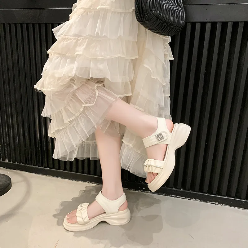 WUJI One Strap Sandals 5.5CM Women's-9