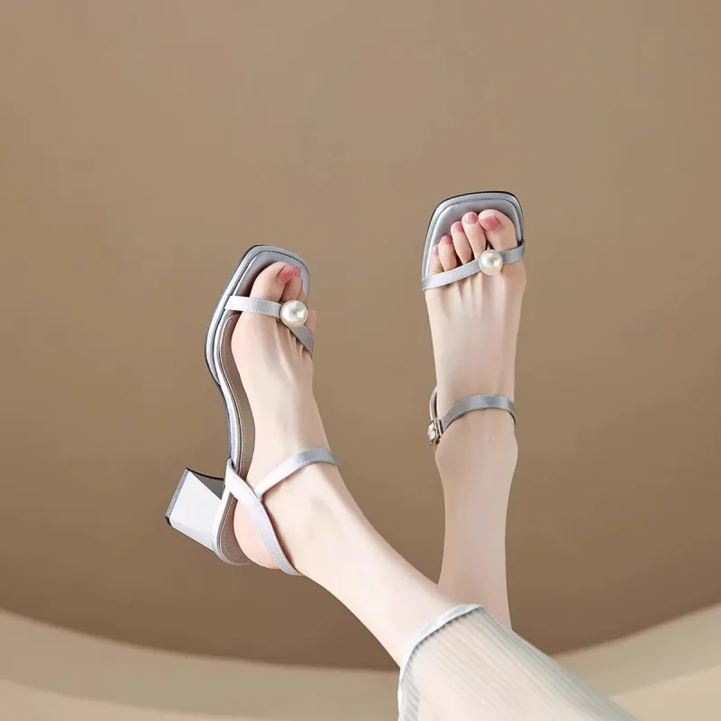 WUJI One Strap Sandals 5.5cm Women's-6