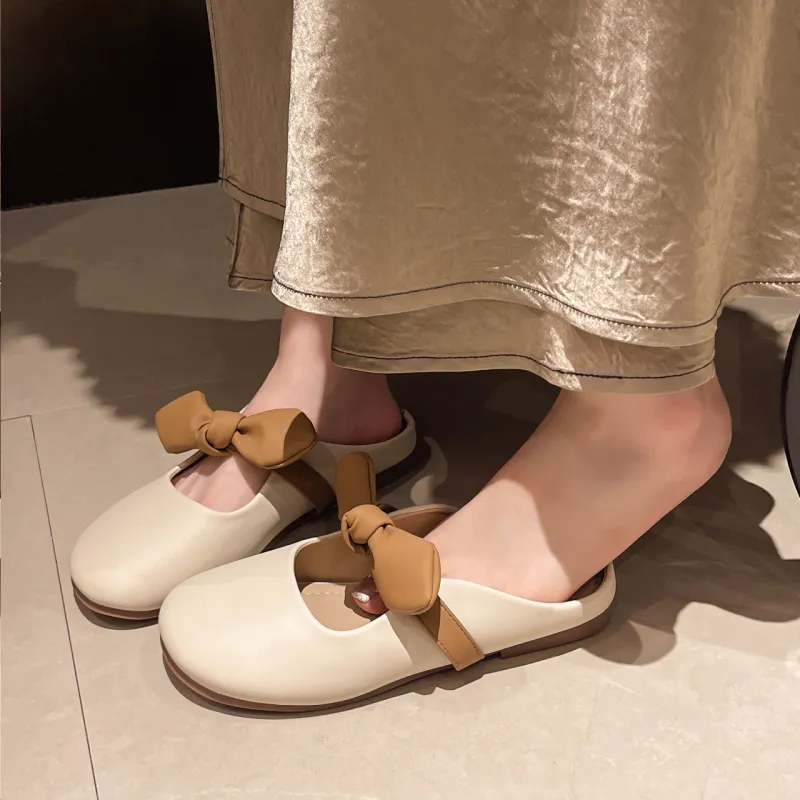 WUJI Rubber Sole Slip Resistant Closed Toe Slippers Women's-1