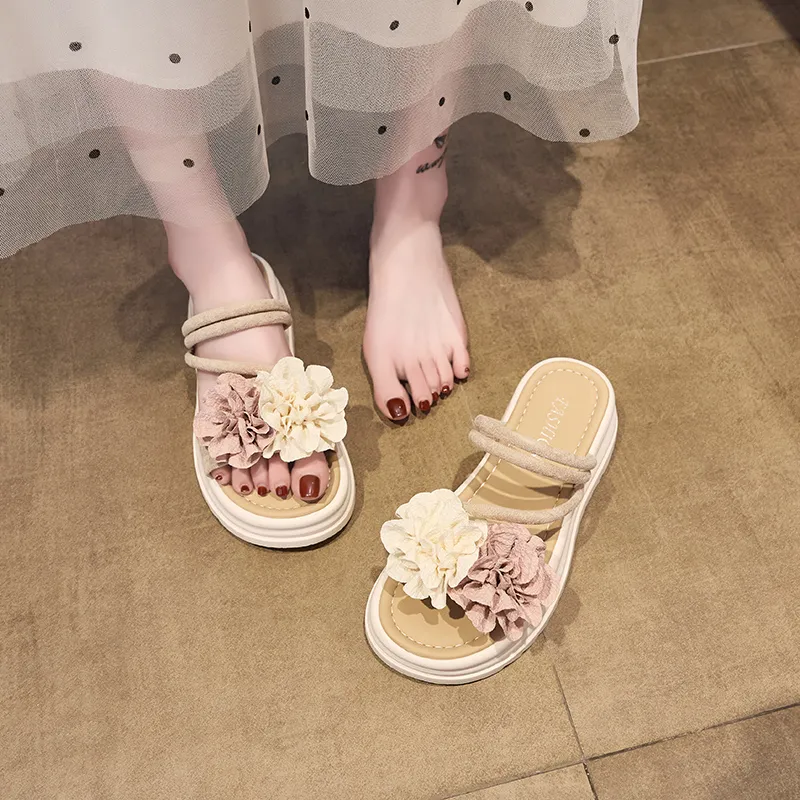 WUJI Slip Resistant Abrasion Resistant Cushioning Slide Slippers Women's-3