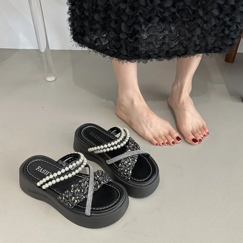 WUJI Slip Resistant Odor Resistant Slide Slippers Women's-9