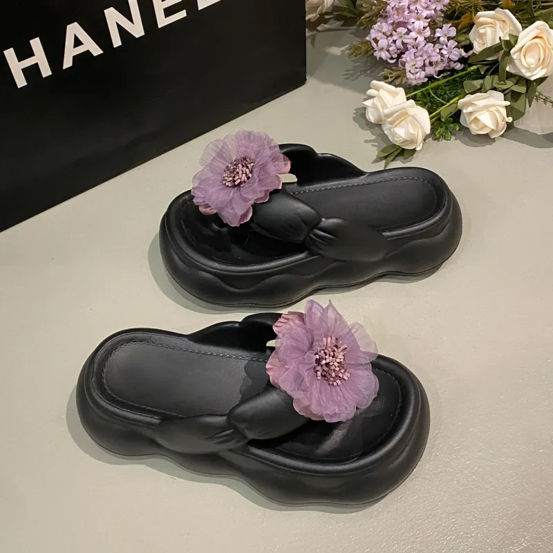 WUJI Abrasion Resistant Slip Resistant Flip Flops Women's-16