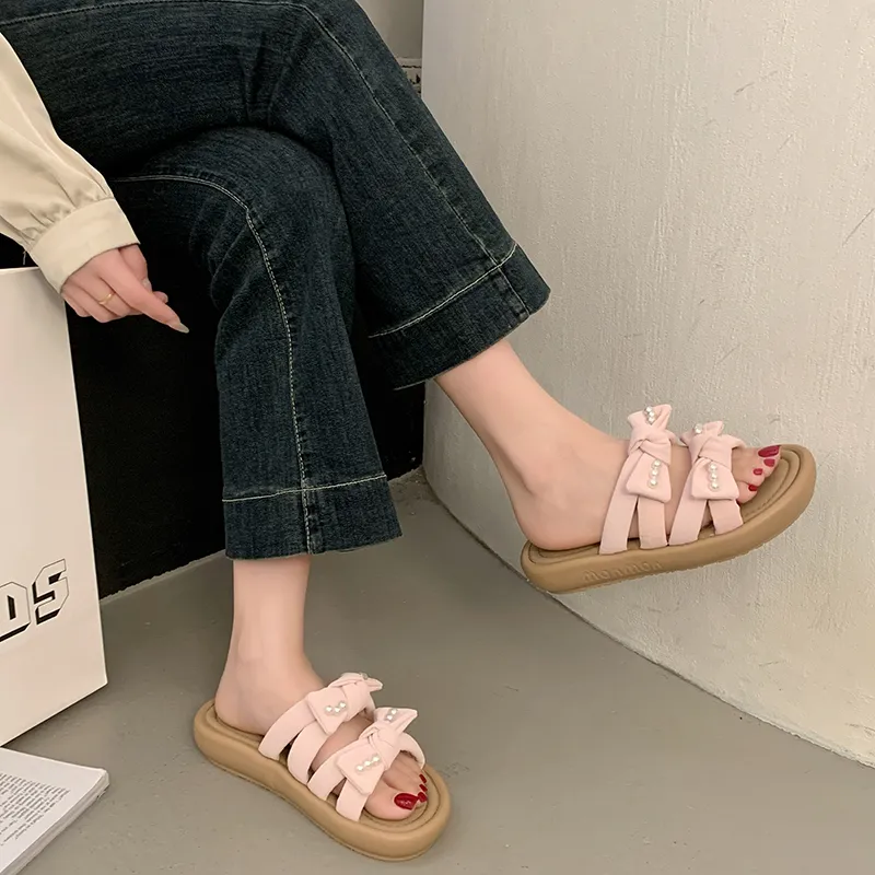 WUJI Slip Resistant Odor Resistant Slide Slippers Women's-12