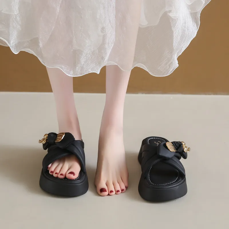 WUJI Slip Resistant Abrasion Resistant Slide Slippers Women's-8