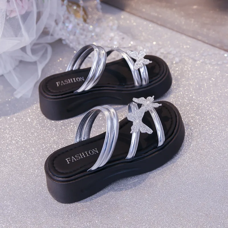 WUJI Rubber Sole Slip Resistant Abrasion Resistant Slide Slippers Women's-12