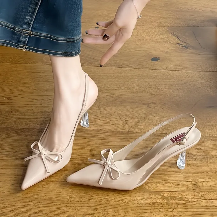 WUJI Slim Heel High Heels Women's-7