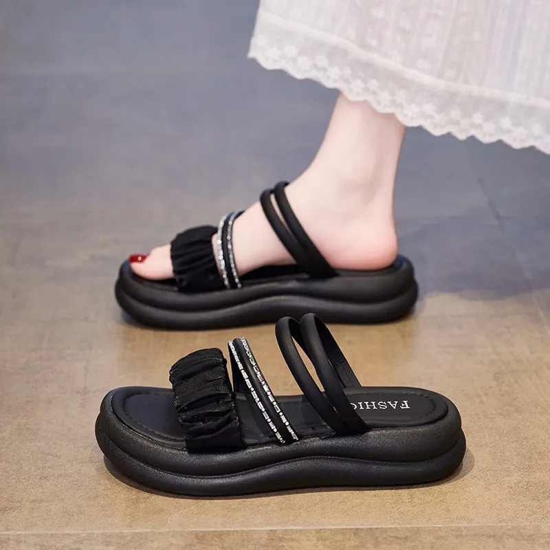 WUJI Slip Resistant Odor Resistant Slide Slippers Women's-1