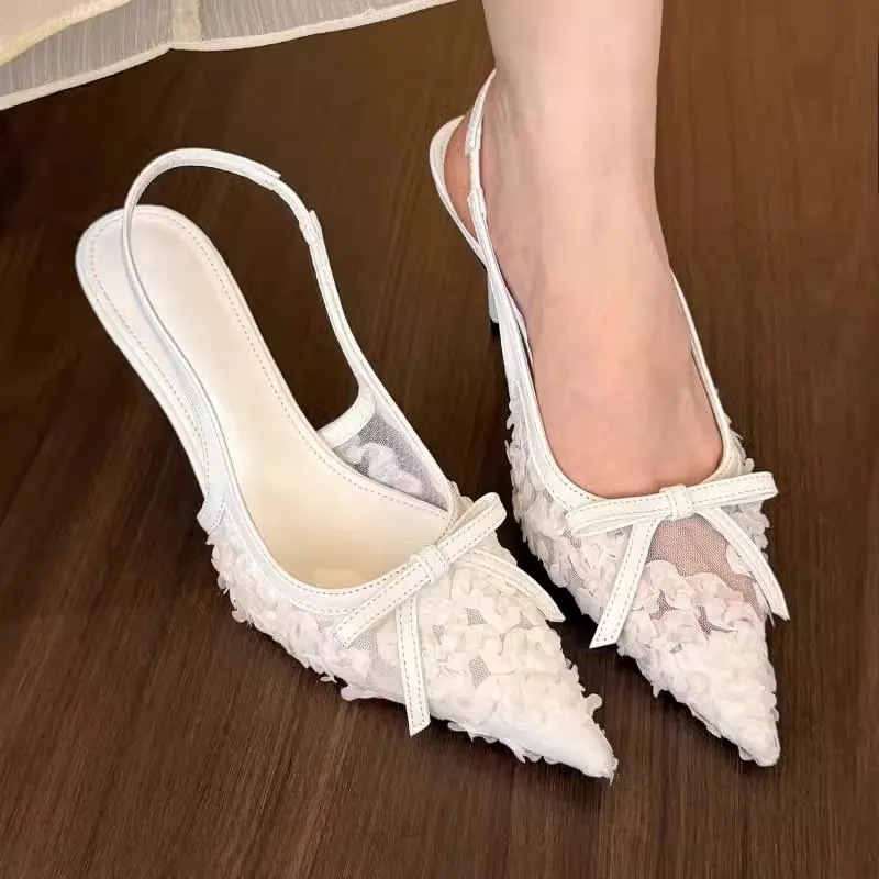 WUJI Slim Heel High Heels Women's-6