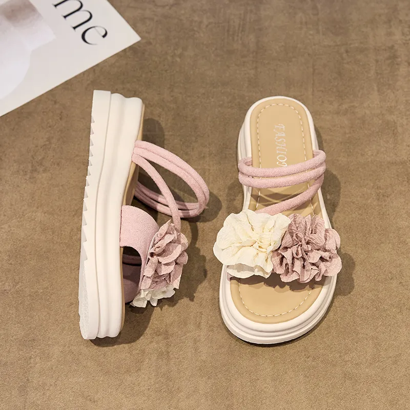 WUJI Slip Resistant Abrasion Resistant Cushioning Slide Slippers Women's-7