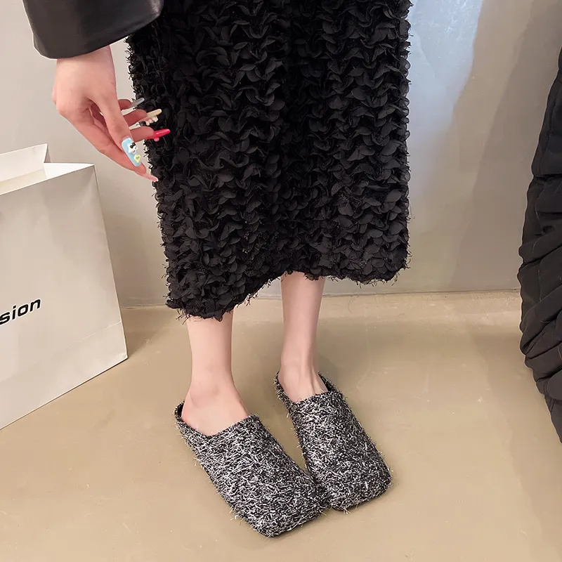 WUJI Slip Resistant Odor Resistant Closed Toe Slippers Women's-12