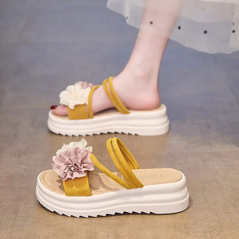 WUJI Slip Resistant Abrasion Resistant Cushioning Slide Slippers Women's-9