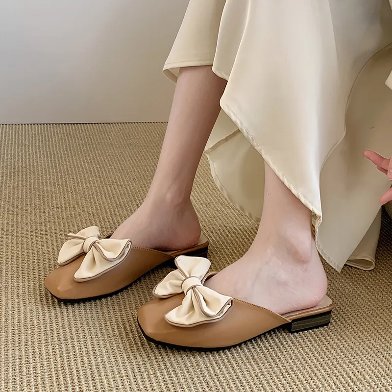 WUJI Rubber Sole Slip Resistant Abrasion Resistant Closed Toe Slippers Women's-9