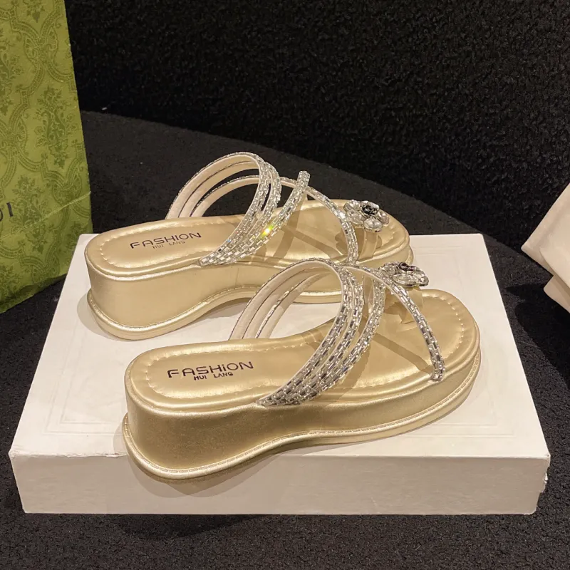 WUJI Slip Resistant Odor Resistant Slide Slippers Women's-19