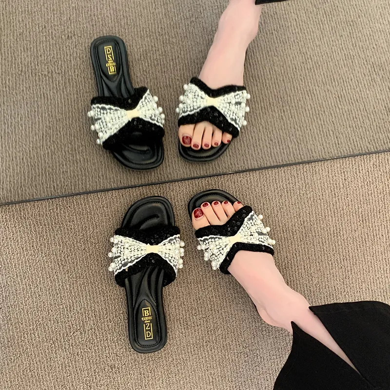 WUJI Rubber Sole Slip Resistant Abrasion Resistant Slide Slippers Women's-3