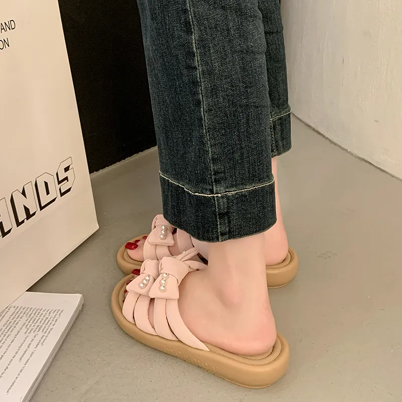 WUJI Slip Resistant Odor Resistant Slide Slippers Women's-11