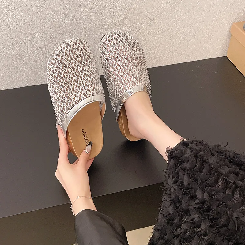 WUJI Slip Resistant Abrasion Resistant Closed Toe Slippers Women's-8