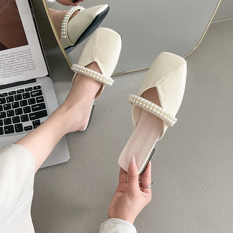 WUJI Slip Resistant Abrasion Resistant Closed Toe Slippers Women's-13
