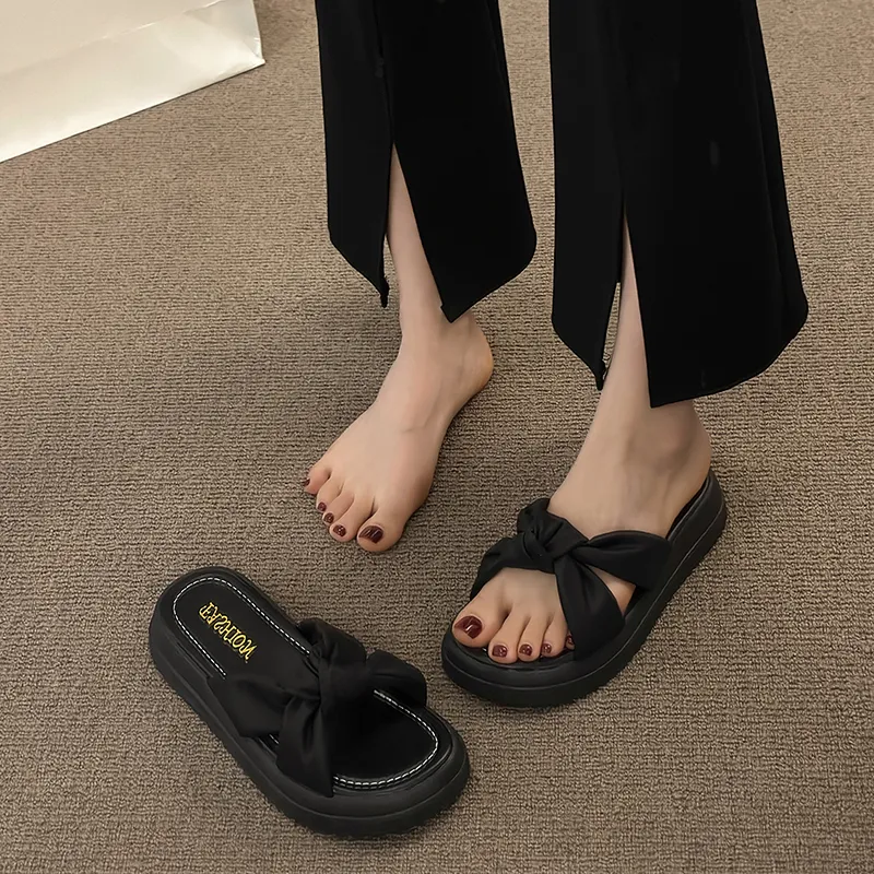 WUJI Slip Resistant Quiet Slide Slippers Women's-7