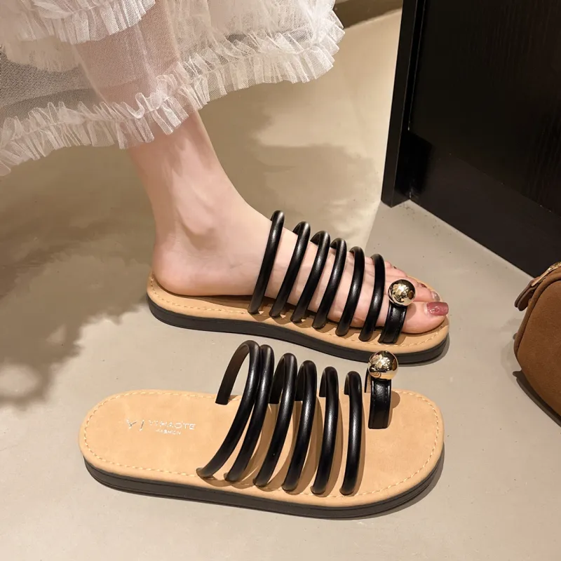WUJI Slip Resistant Abrasion Resistant Cushioning Slide Slippers Women's-2