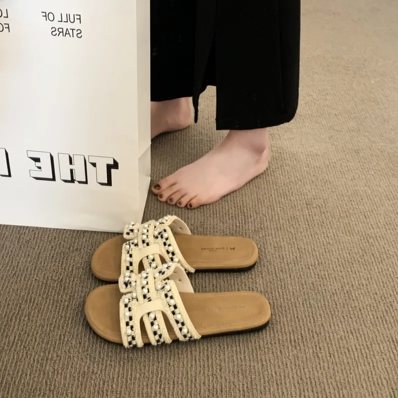 WUJI Slip Resistant Odor Resistant Slide Slippers Women's-11