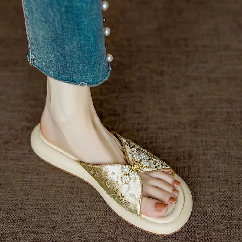 WUJI Slip Resistant Abrasion Resistant Slide Slippers Women's-7