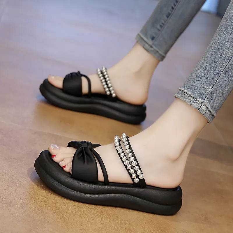 WUJI Slip Resistant Abrasion Resistant Slide Slippers Women's-8