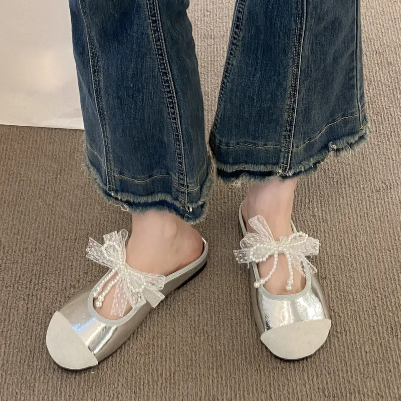 WUJI Slip Resistant Quiet Closed Toe Slippers Women's-8