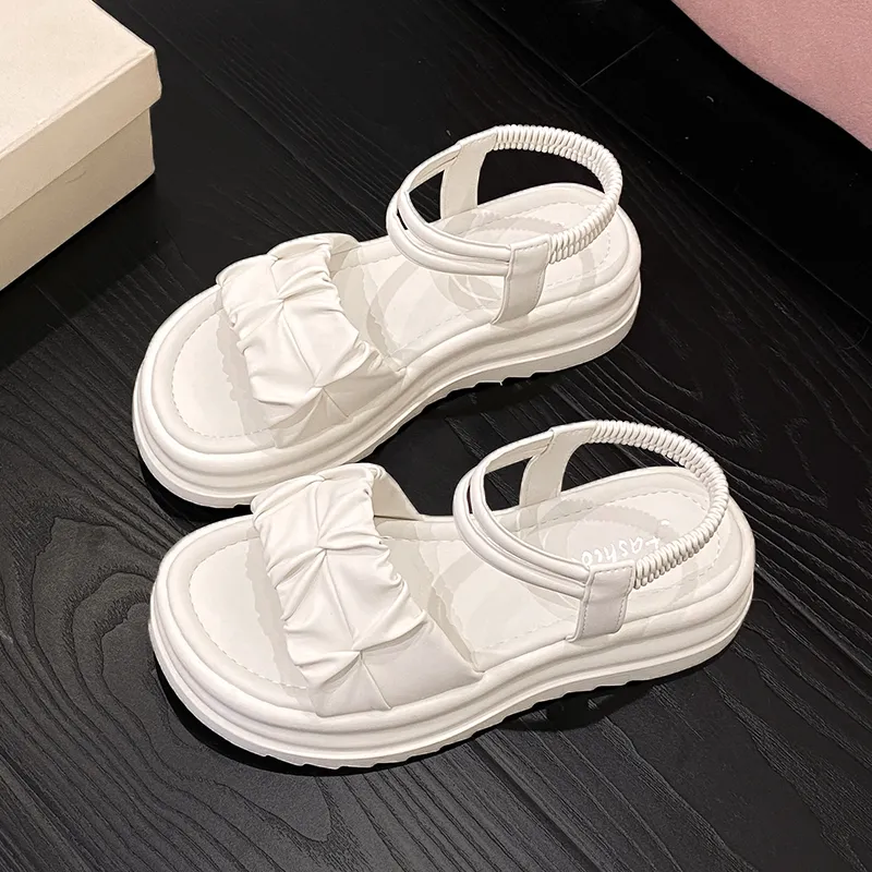 WUJI One Strap Sandals 5cm Women's-4