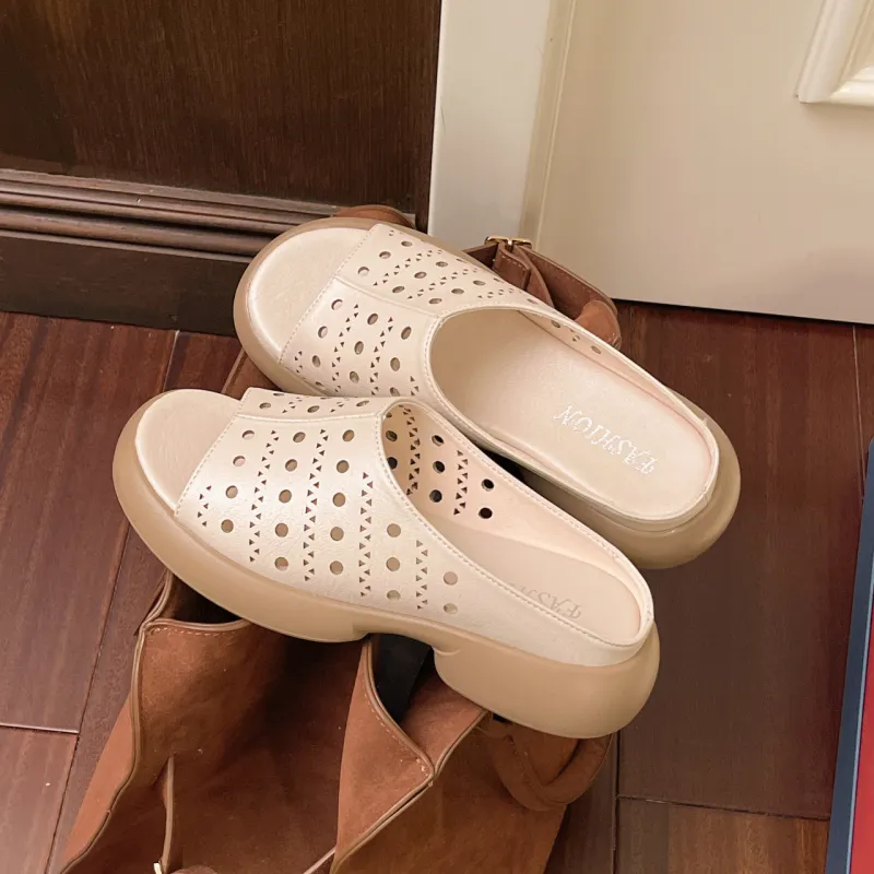 WUJI Slip Resistant Abrasion Resistant Slide Slippers Women's-8