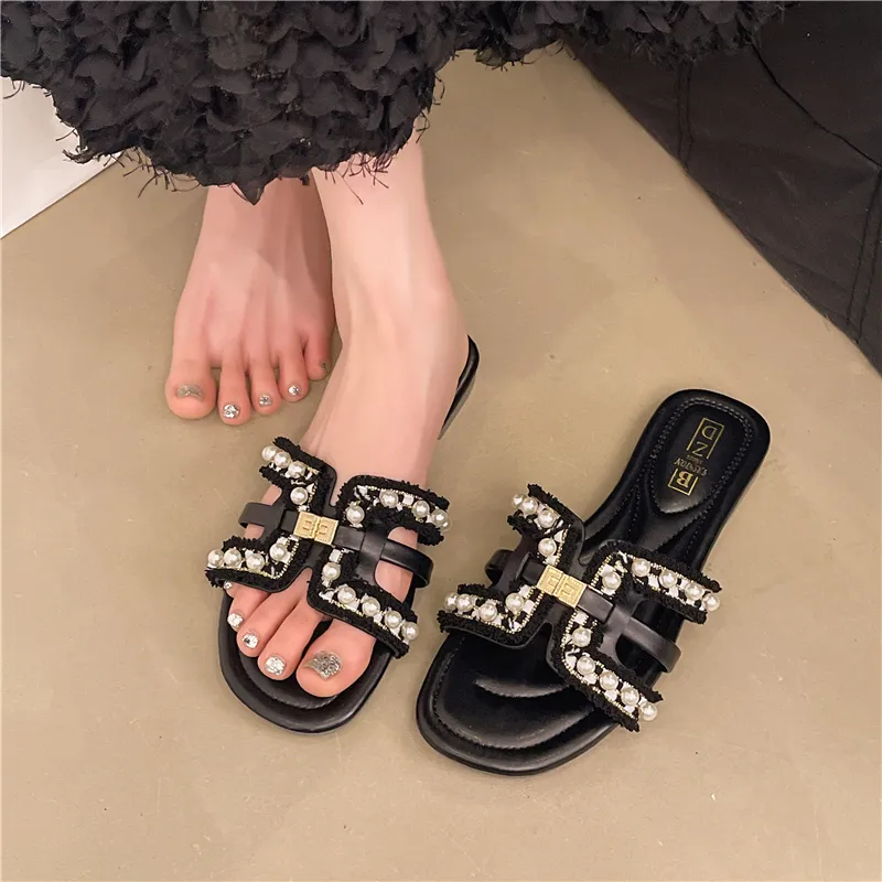 WUJI Slip Resistant Abrasion Resistant Slide Slippers Women's-1