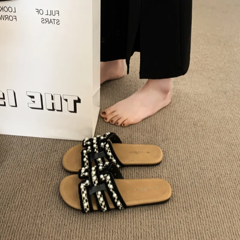 WUJI Slip Resistant Odor Resistant Slide Slippers Women's-1
