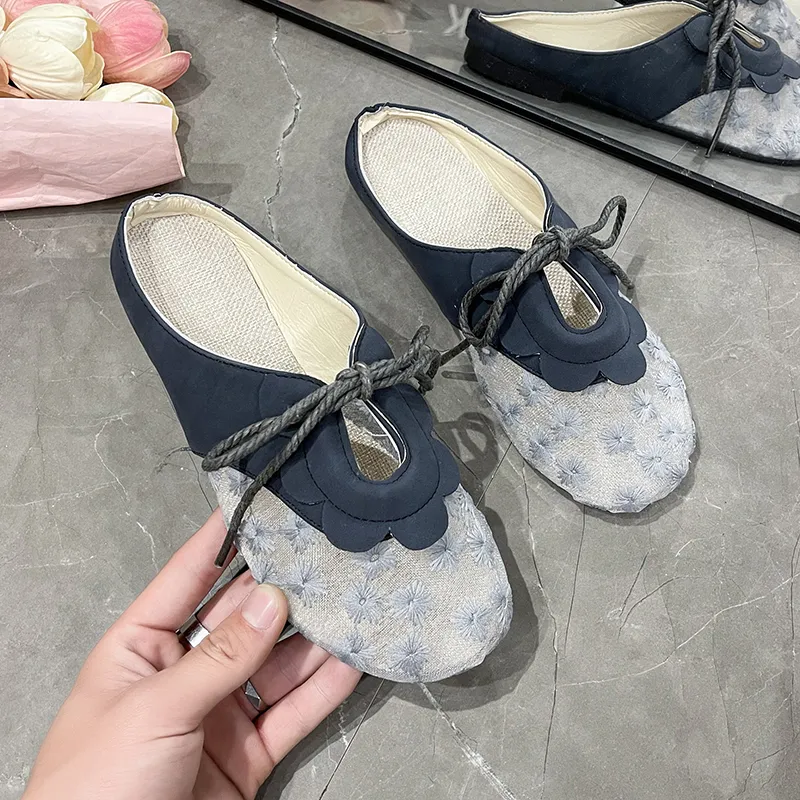 WUJI Odor Resistant Slip Resistant Closed Toe Slippers Women's-8