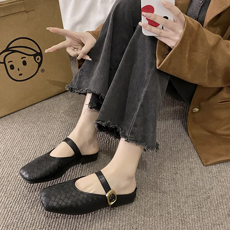 WUJI Slip Resistant Abrasion Resistant Closed Toe Slippers Women's-8